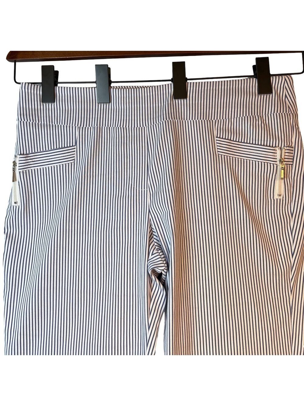 Soho Blue and White Striped Chinos Petite Large